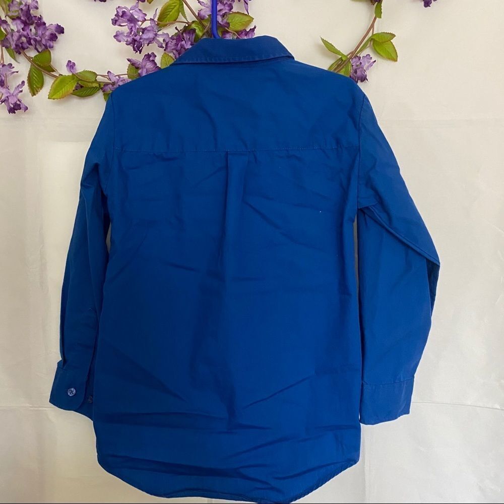 GEORGE Royal Blue Long Sleeve Button - Picture 2 of 7